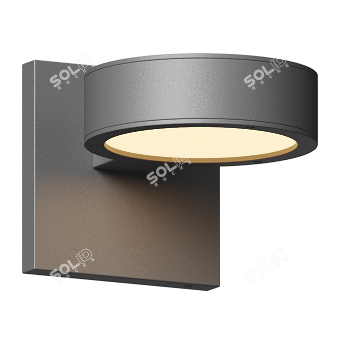 Title: Reals Outdoor Downlight - Minimalistic Elegance 3D model image 3