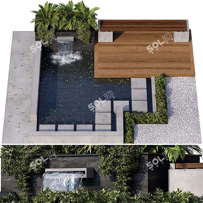 Ultimate Outdoor Oasis 3D model image 1