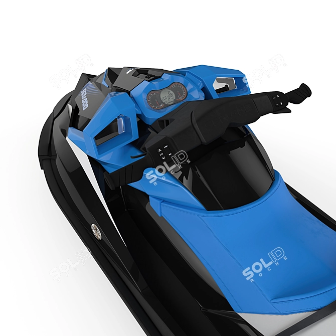 Powerful Hydrocycle Sea Doo GTR 3D model image 3