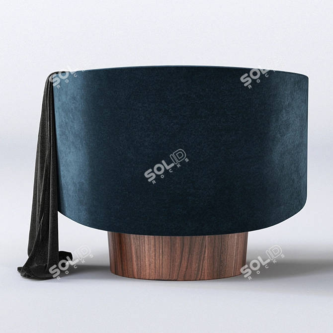 Modern Rotunda Chair: Stylish, Sleek, and Comfortable 3D model image 5