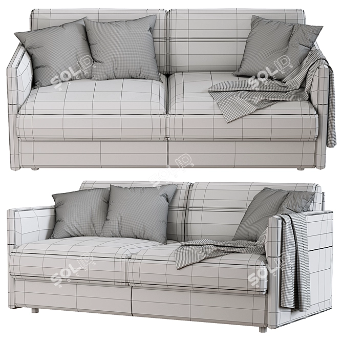 Ditre Italia FRANK: Modern Designer Sofa 3D model image 5