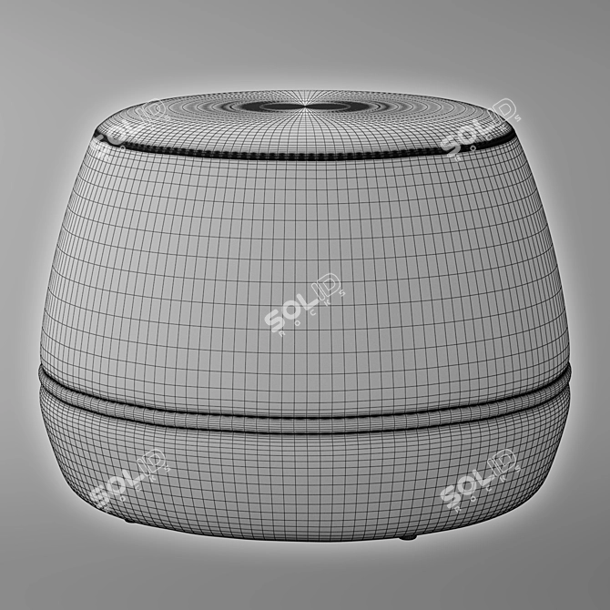 Kardiel Onvi Boucle Ottoman 3D model image 4