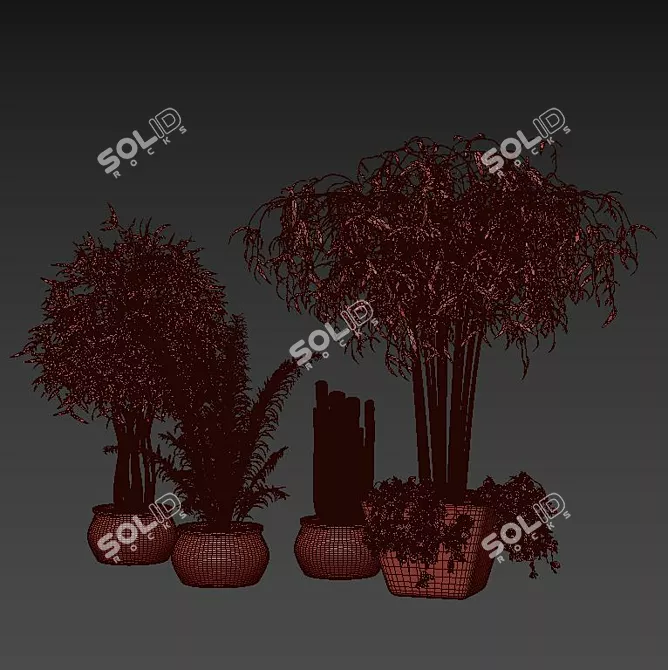Lush Greenery Collection: Vol 02 3D model image 5