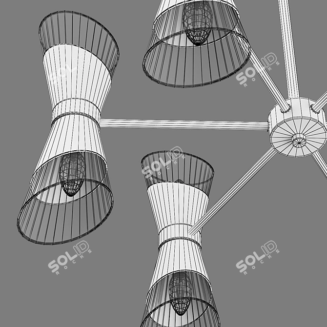 Strato Lightstar Pendant Chandelier 3D model image 5