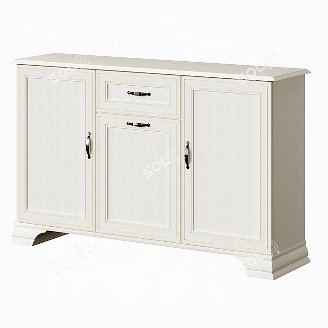 Tiffany 3D1S Chest of Drawers: Elegant Design 3D model image 4