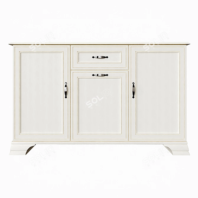 Tiffany 3D1S Chest of Drawers: Elegant Design 3D model image 5