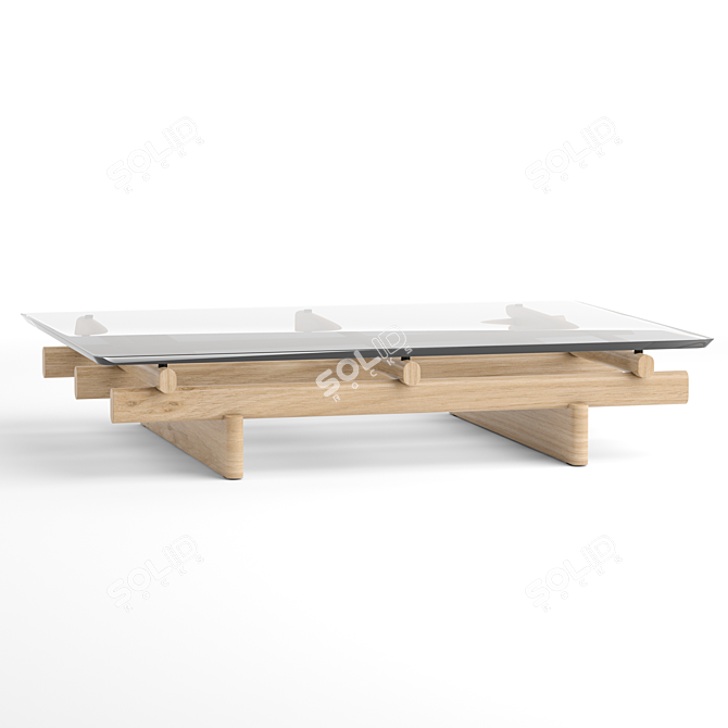 Modern Minimalist Coffee Tables 3D model image 4