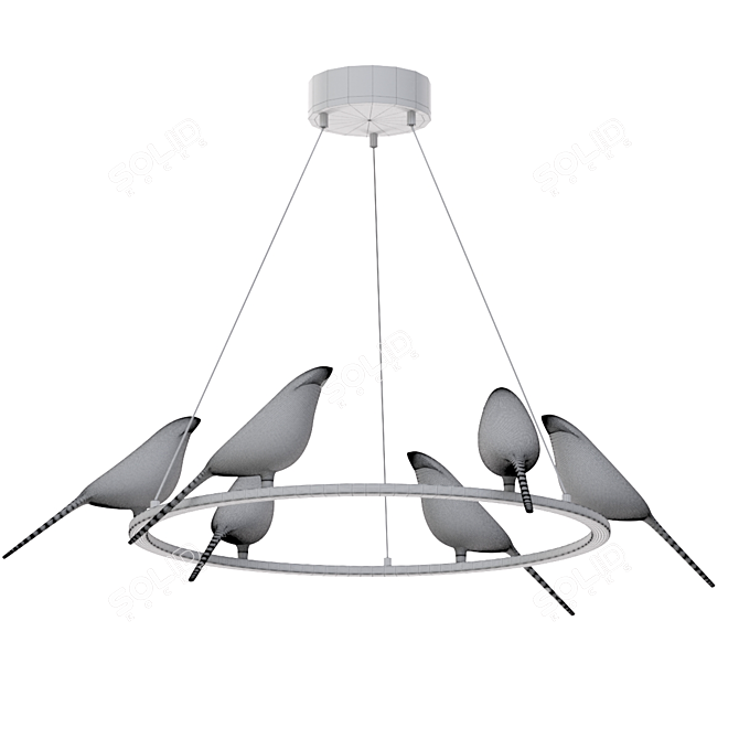 Sleek Designer Lighting: Nomi 3D model image 2