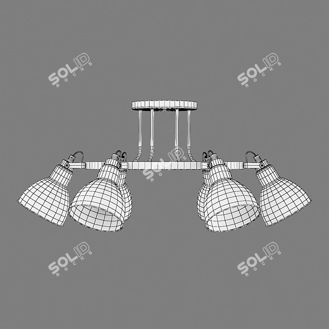 Stunning Acrobata Lightstar Chandelier 3D model image 4