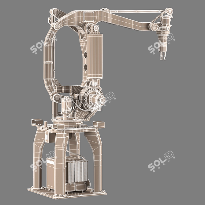 Fanuc M 410B: Highly Efficient Industrial Robot 3D model image 6