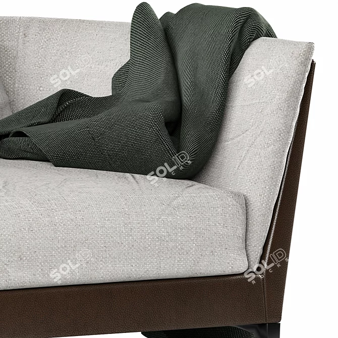 Versatile Modular Armchair 3D model image 4