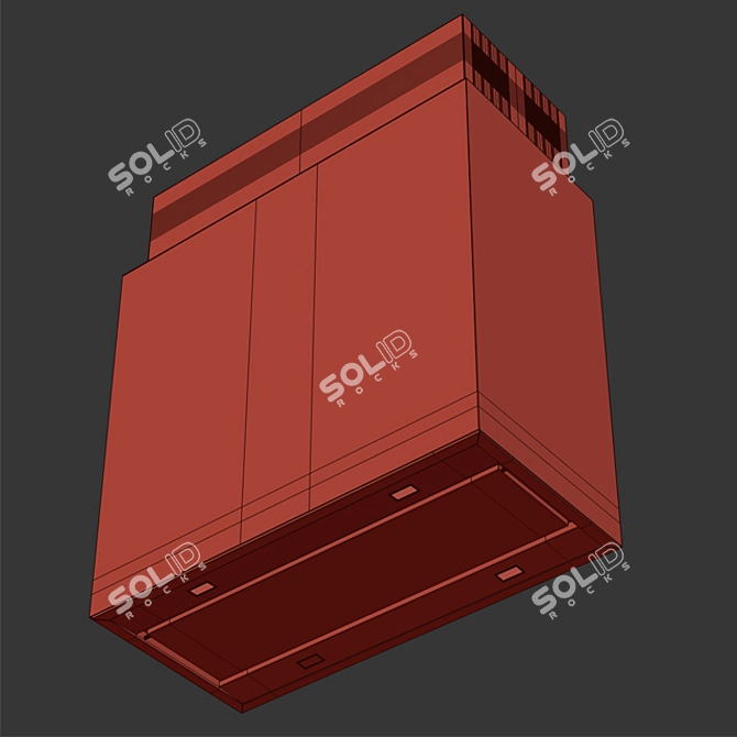 Laguna Island Range Hood 3D model image 4