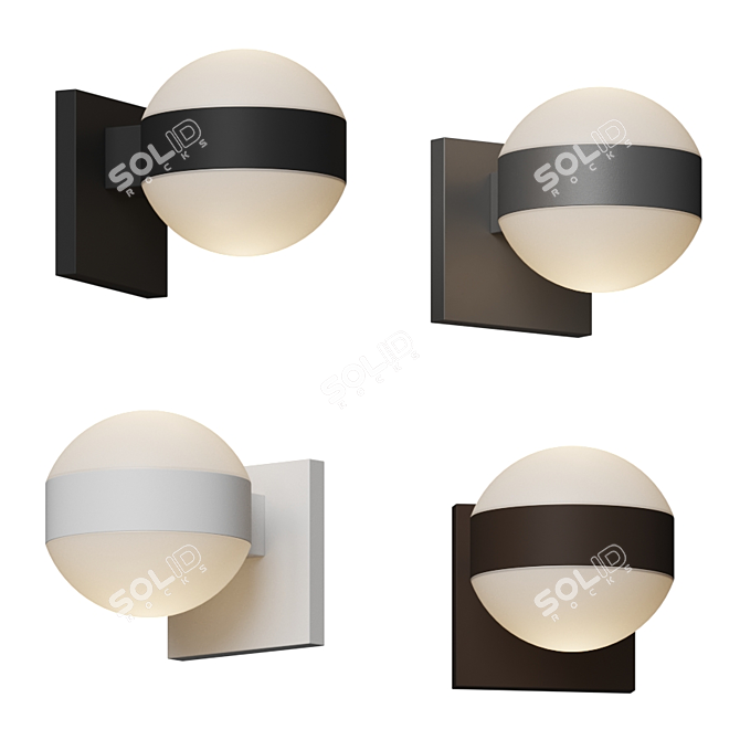 Reals Outdoor Downlight by Sonneman 3D model image 2