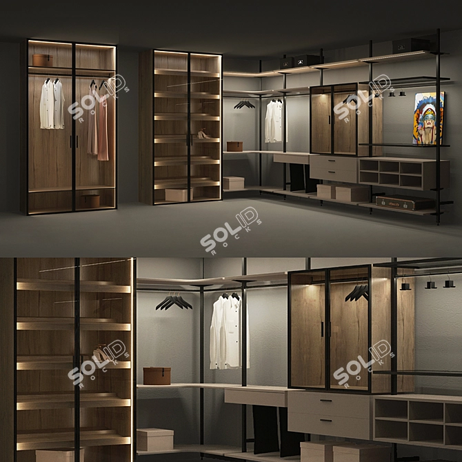 raumplus: Versatile Interior System and Wardrobes 3D model image 3