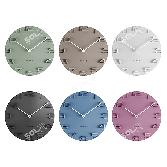 Karlsson On The Edge Wall Clock 3D model image 3