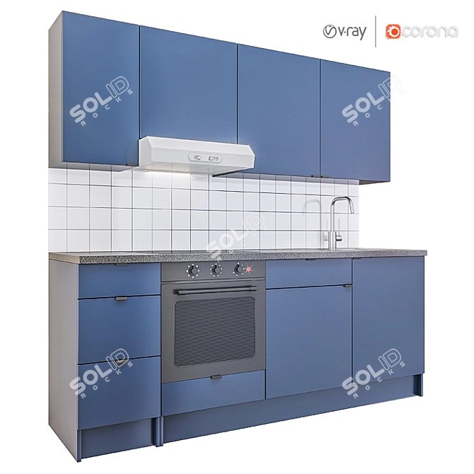 IKEA Kitchen Collection #3 3D model image 6