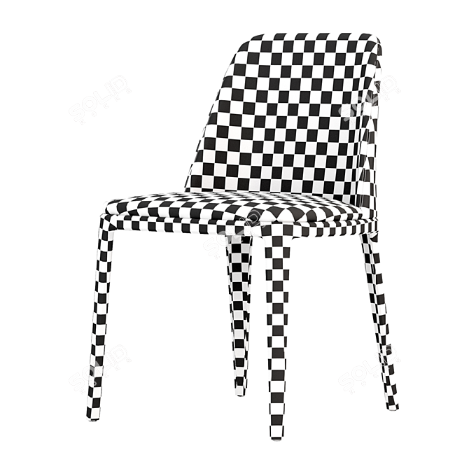 Elegant POLIFORM Grace Chair 3D model image 9