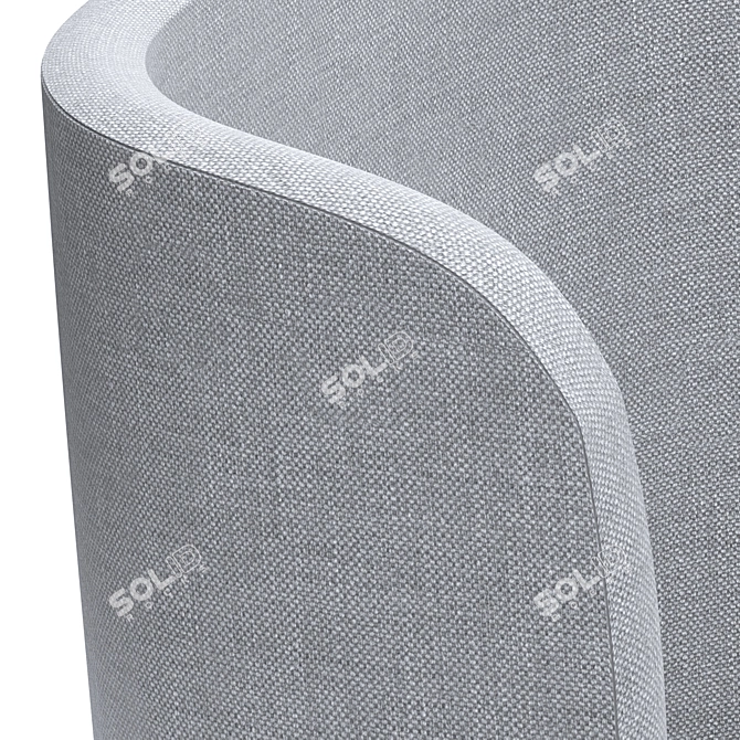 Elegant Copenhagen Wing Chair: Stylish, Comfortable, and High-Quality 3D model image 3