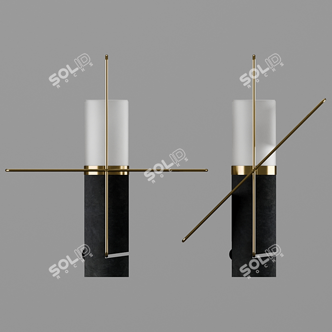 Elegant Mihver Lantern: Unique Design 3D model image 2