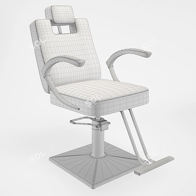 "Superman" Hairdressing Chair by "Image Inventor 3D model image 3