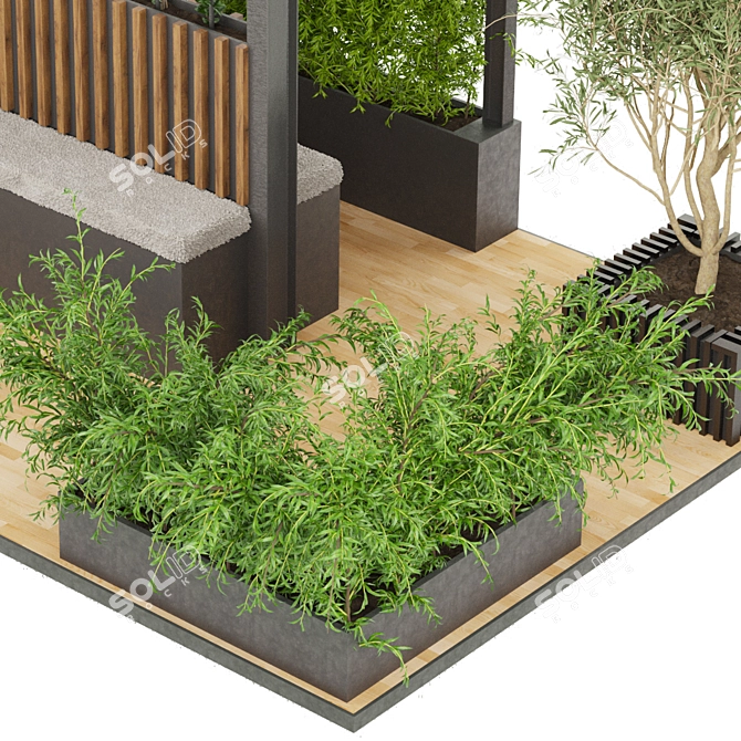 Premium Plant Collection Vol. 208 3D model image 5