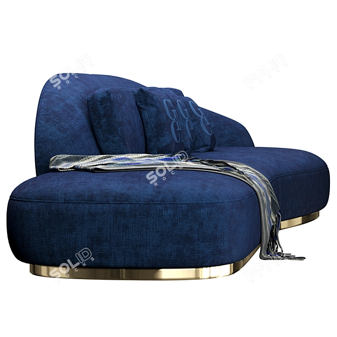 Grilli Space Sofa: Stylish, Versatile, and Luxurious 3D model image 5