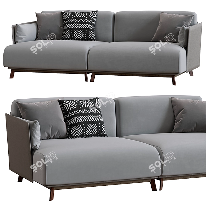 Ditre Italia Kailua Modern Sofa 3D model image 2