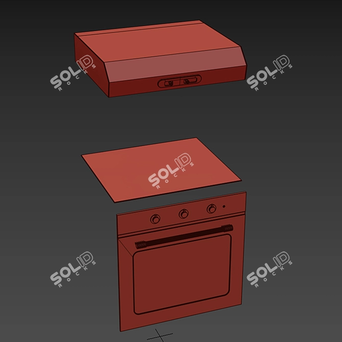 IKEA Household Appliance Set 3D model image 7