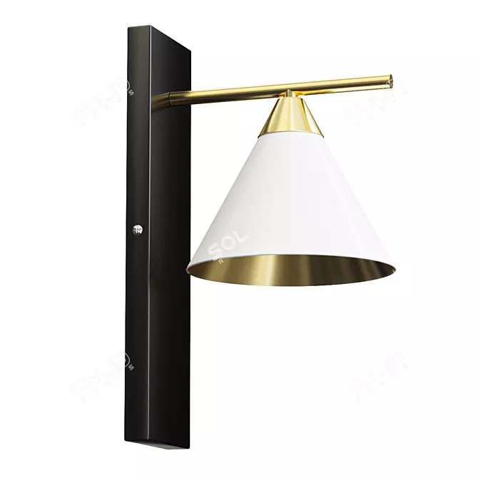Kelly Cleo Sconce Wall Lamp 3D model image 1