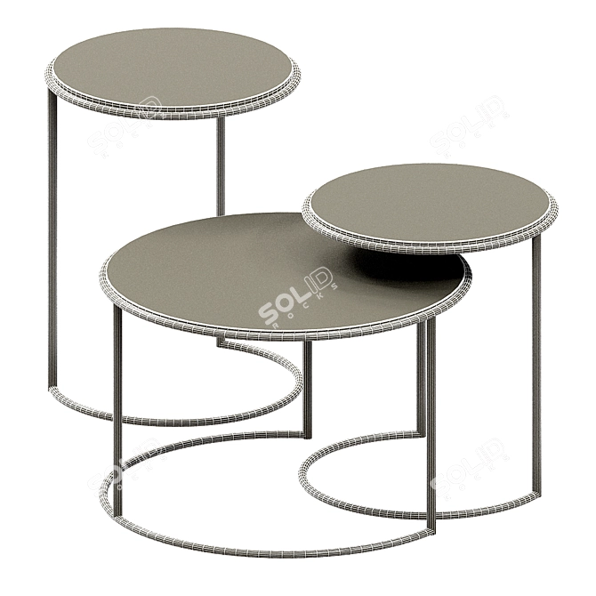 Sleek & Stylish: 10 Modern Coffee Tables 3D model image 3