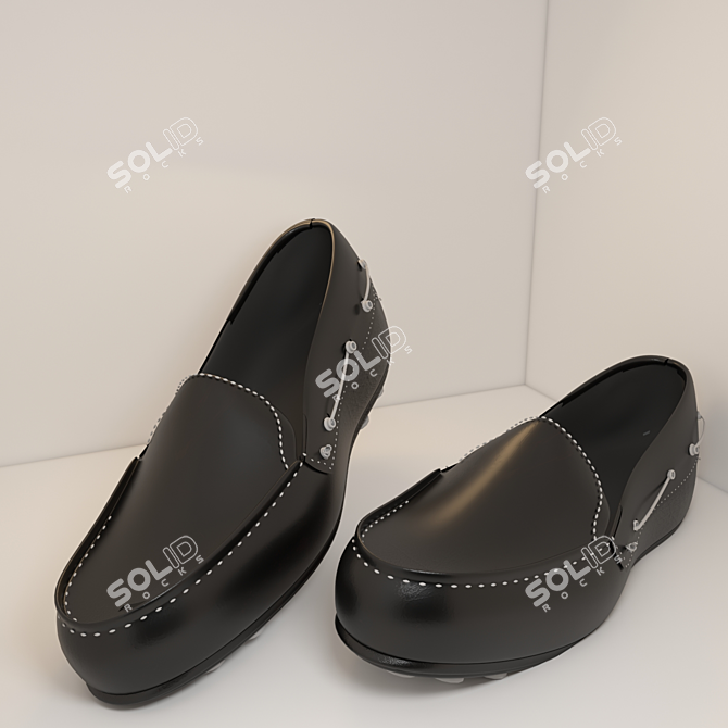 Stylish 2012 Shoe: 24cm x 31cm x 9.2cm 3D model image 1