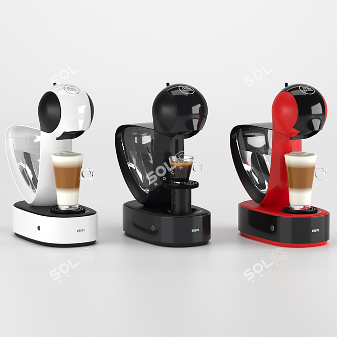 Compact Coffee Machine Nescafe Dolce Gusto 3D model image 2