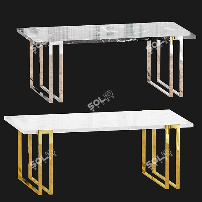  Modern Coaster CS738 Coffee Table 3D model image 2