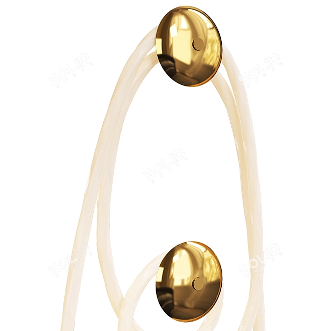 Modern Shield Sconce Light 3D model image 2