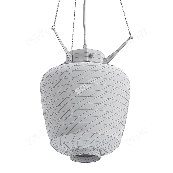 Revived Light: Restored Ceiling Lamps 3D model image 2