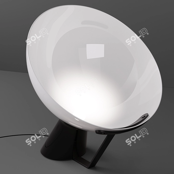 Elegant Aida Table Lamp 3D model image 1