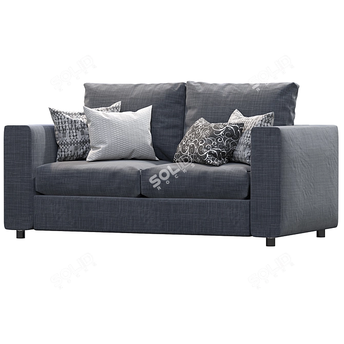 Finnala 2 Seat Sofa: Stylish & Functional 3D model image 7