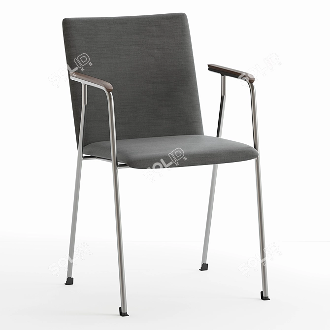First Line 4526-A Chair: Stylish and Comfortable 3D model image 1