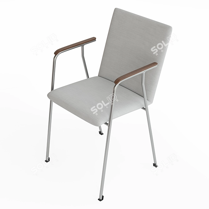 First Line 4526-A Chair: Stylish and Comfortable 3D model image 4