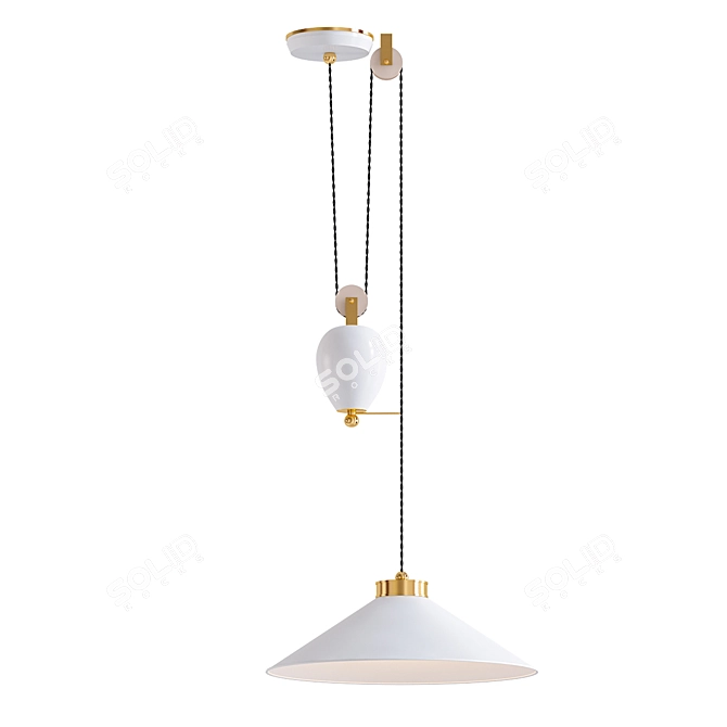 Elevate Your Space with Lucia Pendant 3D model image 1