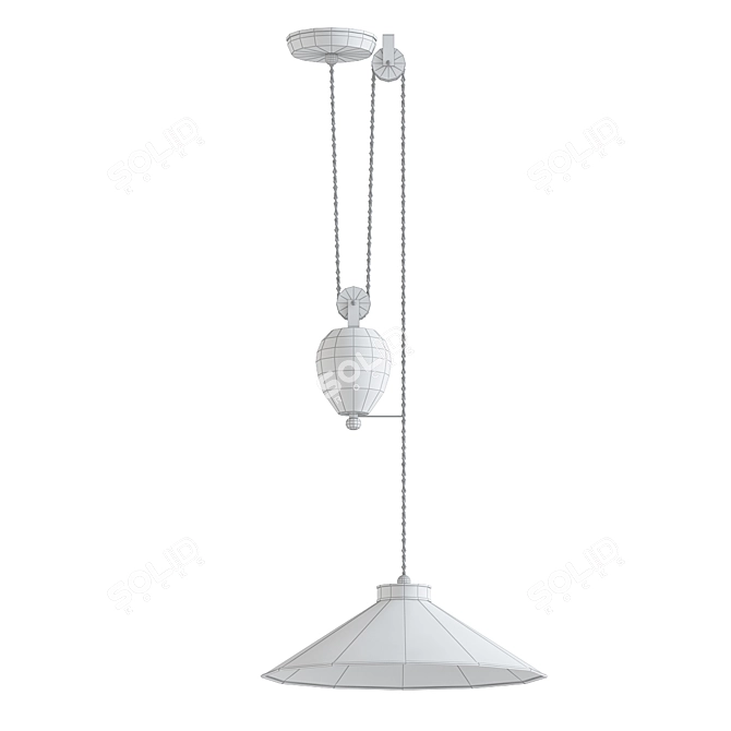 Elevate Your Space with Lucia Pendant 3D model image 2