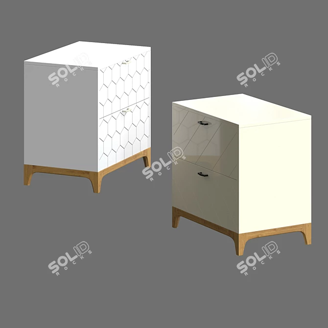 Stylish Como Furniture Set 3D model image 2