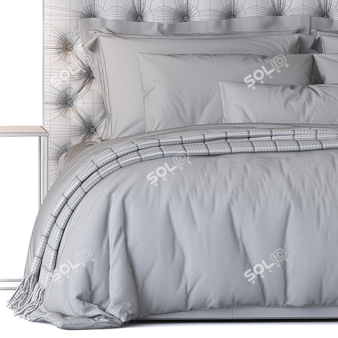 Adler Bed - Timeless Elegance 3D model image 4