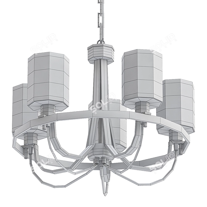 Elegant Pendant Light by Arte Lamp 3D model image 2