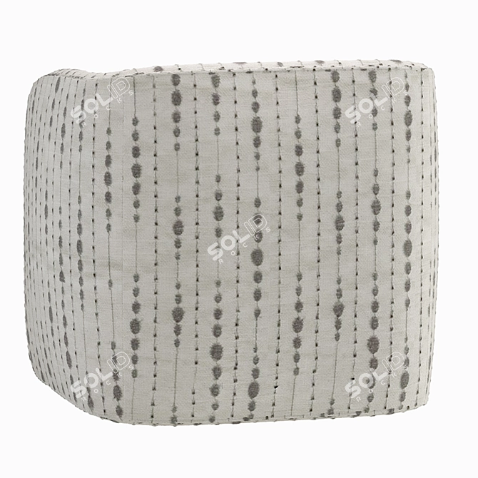 Rochelle Swivel Chair: Stylish and Versatile Seating 3D model image 3