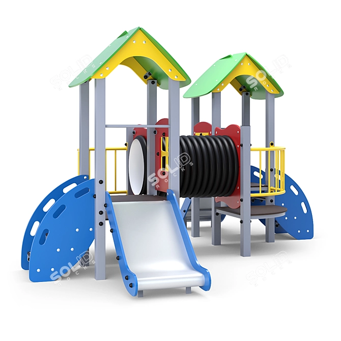 Mini City Kids Playground 3D model image 1