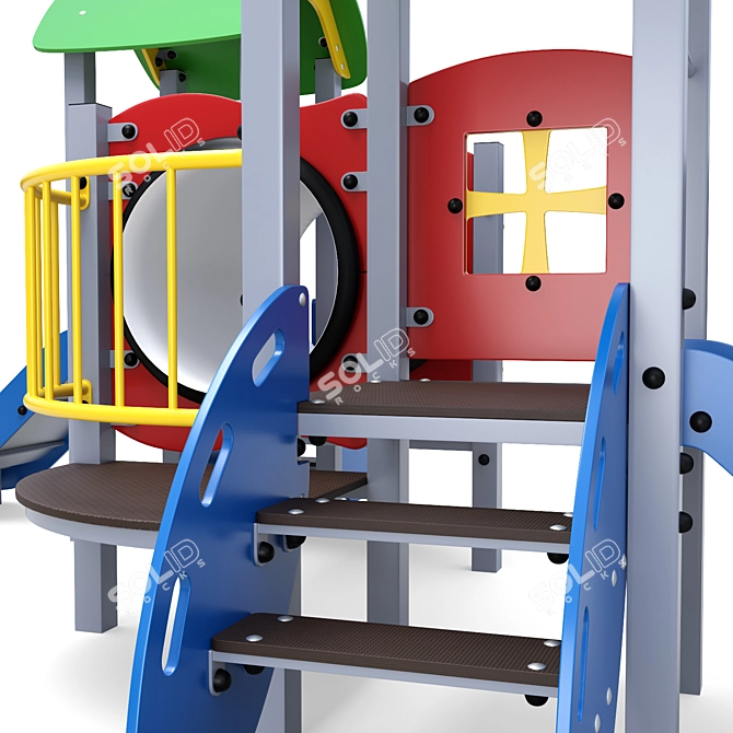 Mini City Kids Playground 3D model image 3