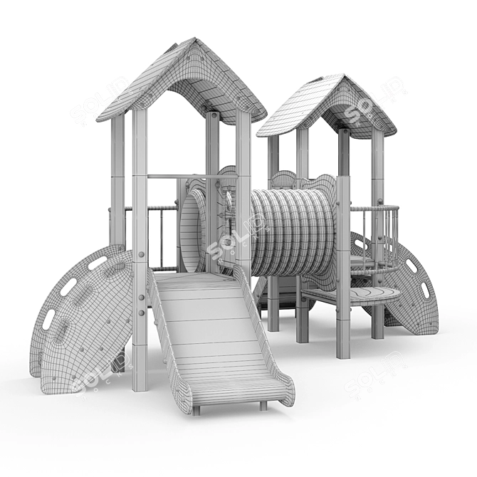 Mini City Kids Playground 3D model image 6