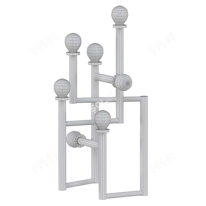 Elegant Milano Table Lamp - Illuminate Your Space 3D model image 2