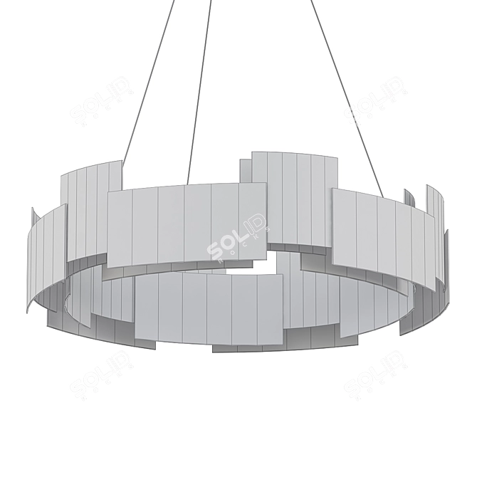 Modern Splicing Pendant Chandelier 3D model image 2